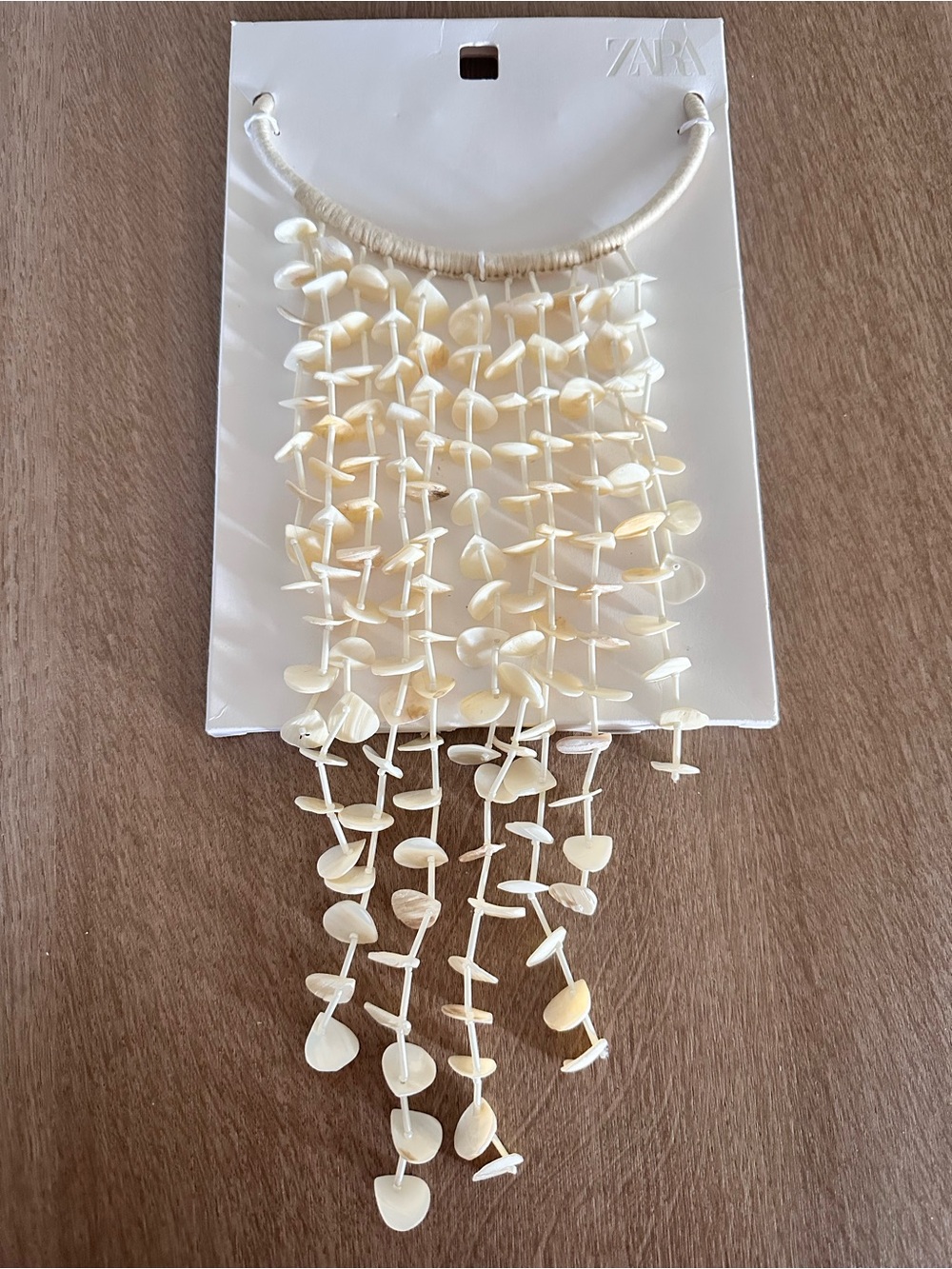 Zara Shell Cord Necklace - Picture 3 of 11